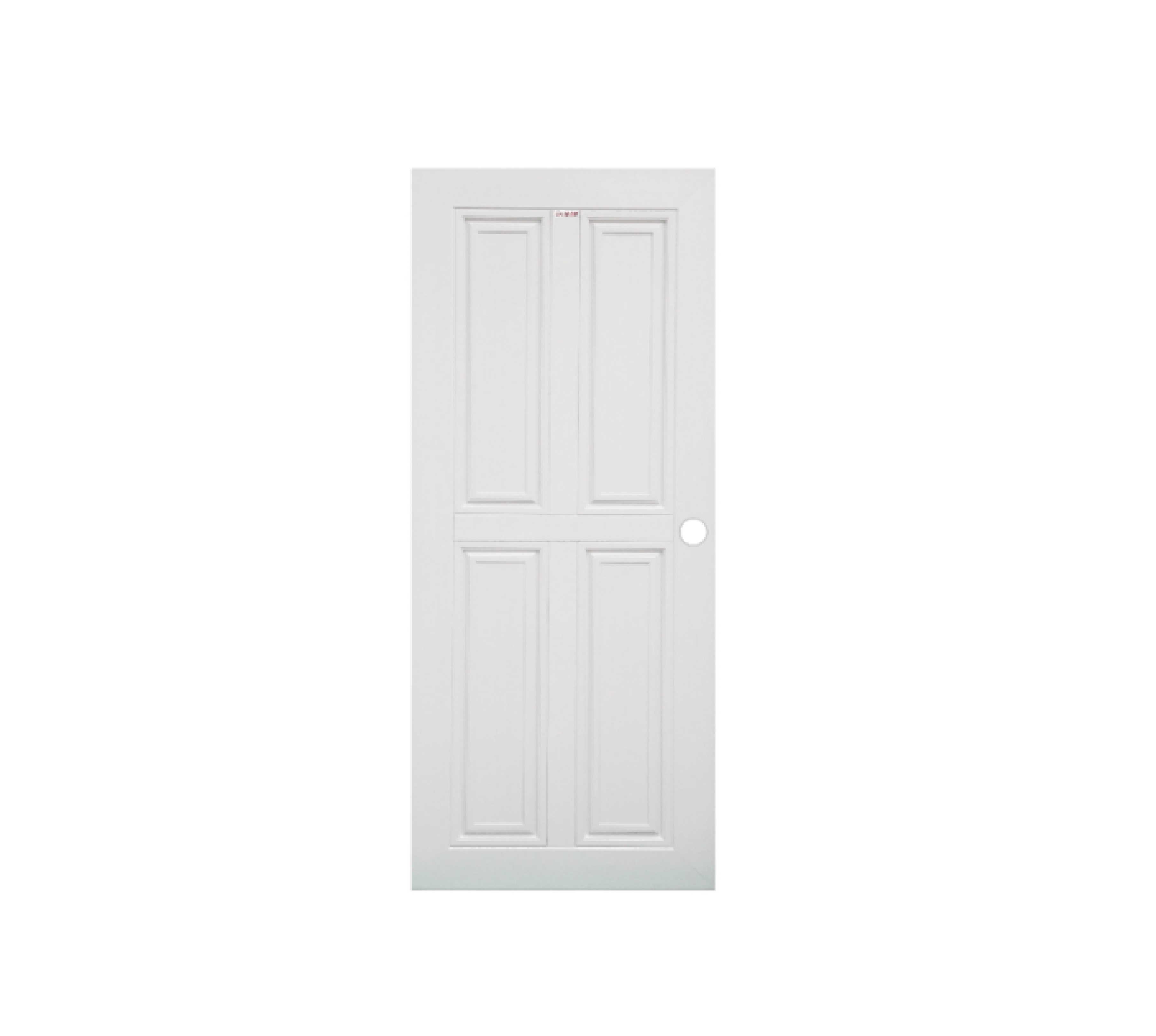 ประตูแชมป์ UPVC MU-2 80x200 สีขาว