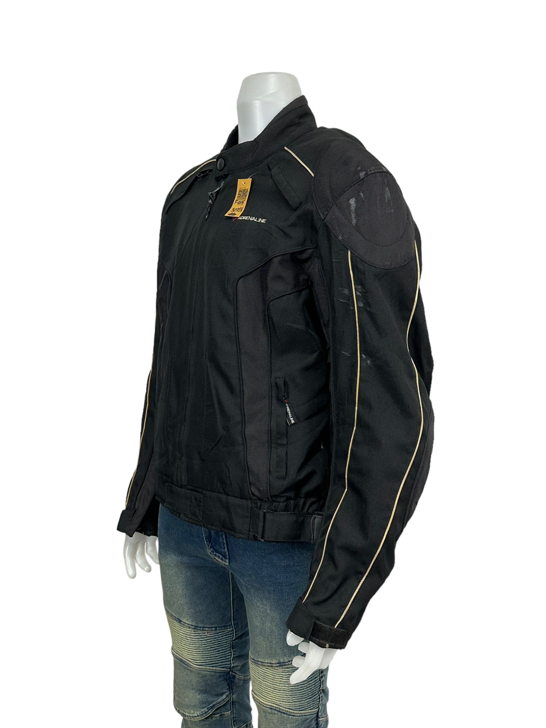 เสื้อขี่มอเตอร์ไซด์( มือสอง) F 015: อก 50" ยาว 26" (XL) **ADRENALINE**