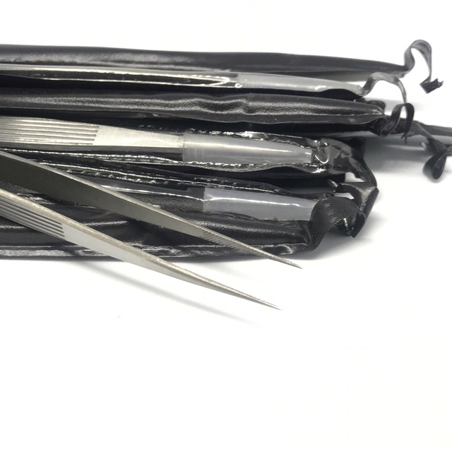 ปากคีบเพชรพลอย อุปกรณ์คีบชิ้นส่วนอิเล็กทรอนิกส์ 12ชิ้น/1โหล