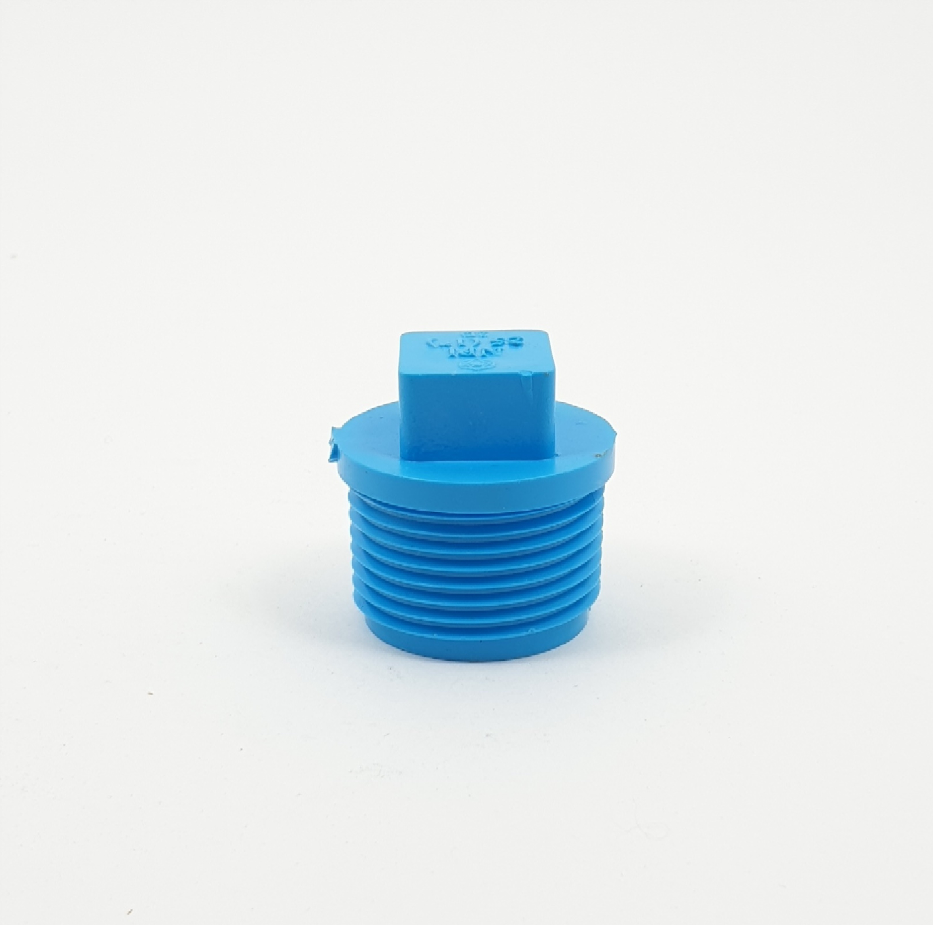 ปลั๊กอุดเกลียวนอก-หนา ฟ้า VALVE PLUG-WS B