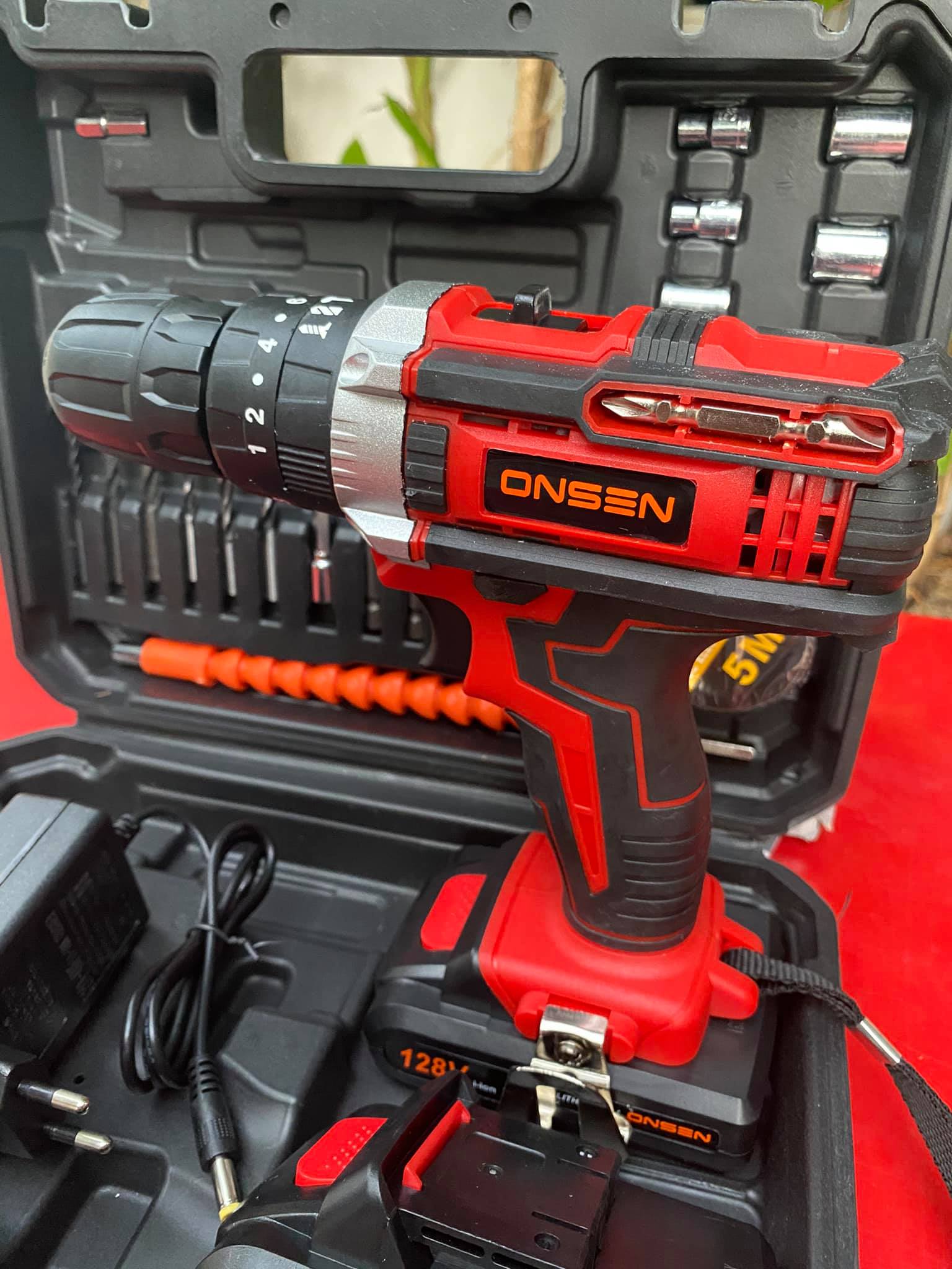 สว่านแบตกระแทก Onsen 3 ระบบ รุ่นท๊อป 128V