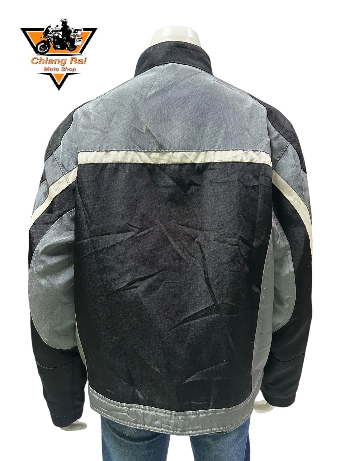 เสื้อขี่มอเตอร์ไซด์( มือสอง) CRSB 042 : อก 48" ยาว 26" (L) **ไม่มีการ์ด**