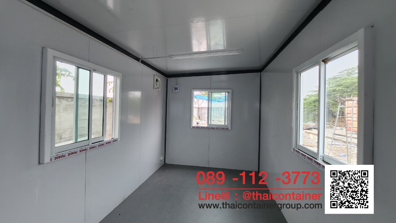 ป้อมส่งเอกสาร สำนักงานขนาด 3*4 ม. ตู้สำนักงาน