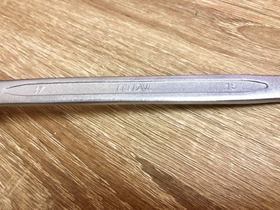 ประแจแหวนเดี่ยวTOTAL 8 ตัว/ชุด เบอร์ 6-22mm