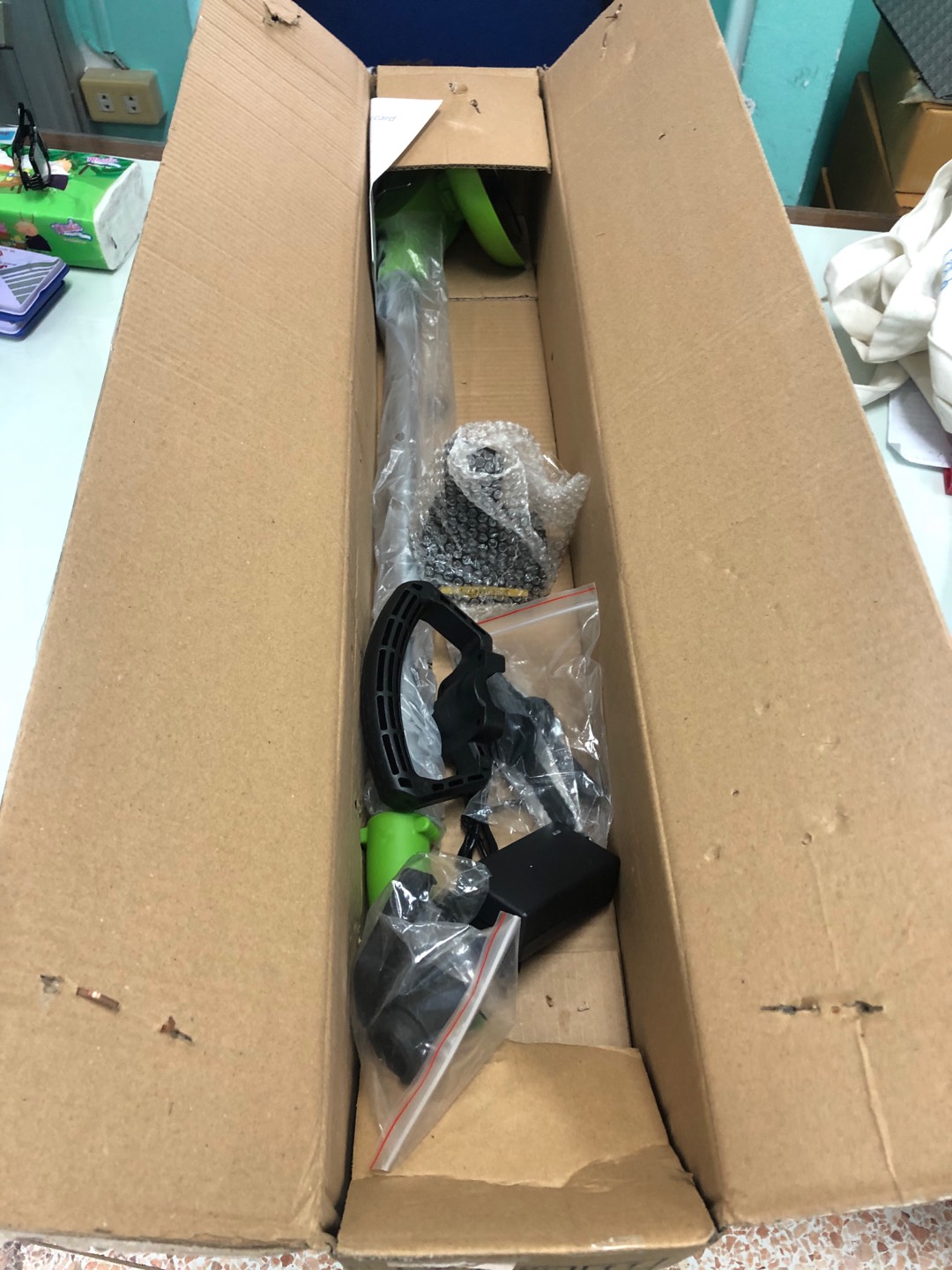 เครื่องตัดหญ้าไร้สาย GOBOSS 24V ของแท้ แบตก้อนใหญ่