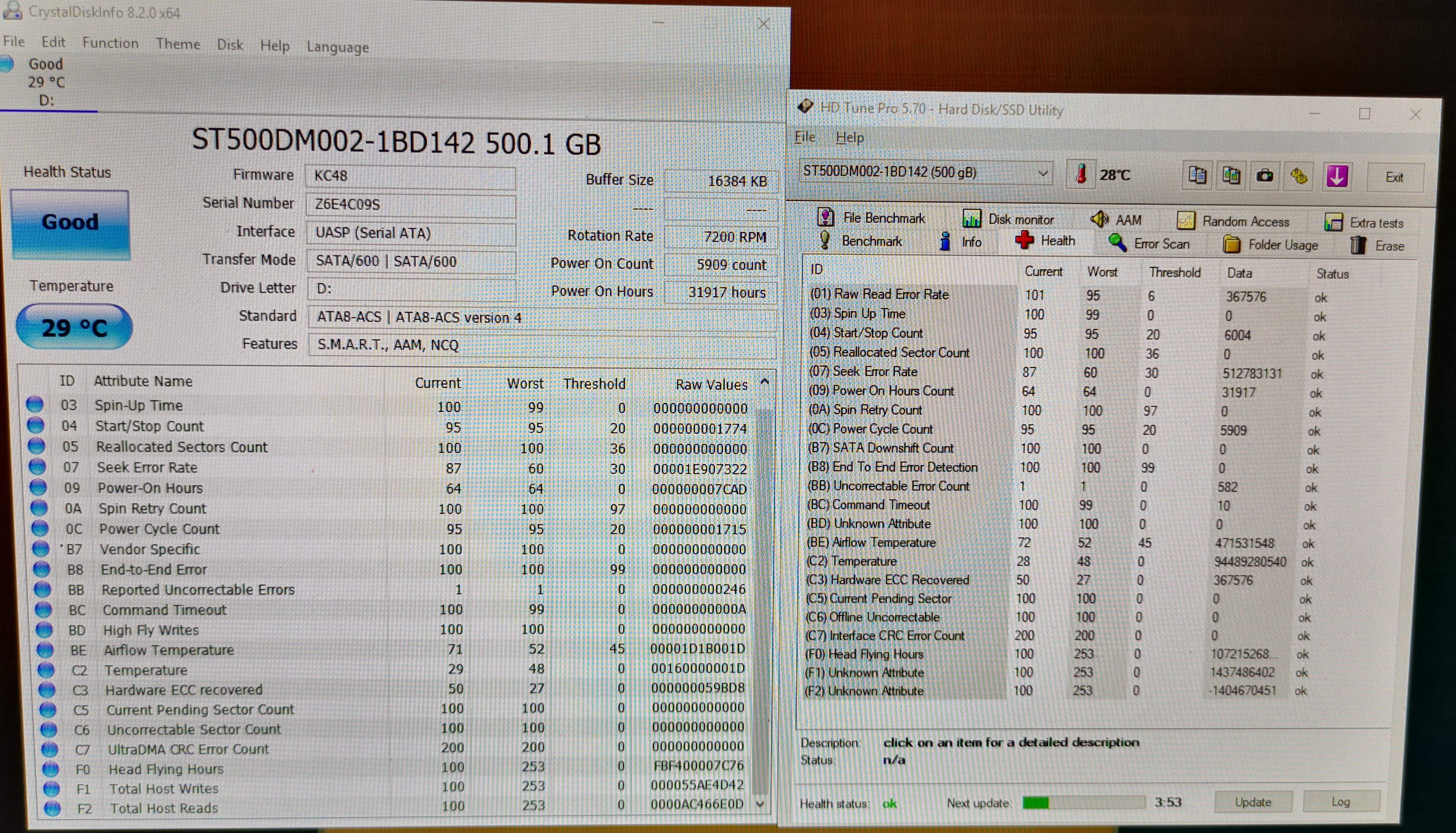 HDD PC Seagate 500 GB 3.5"