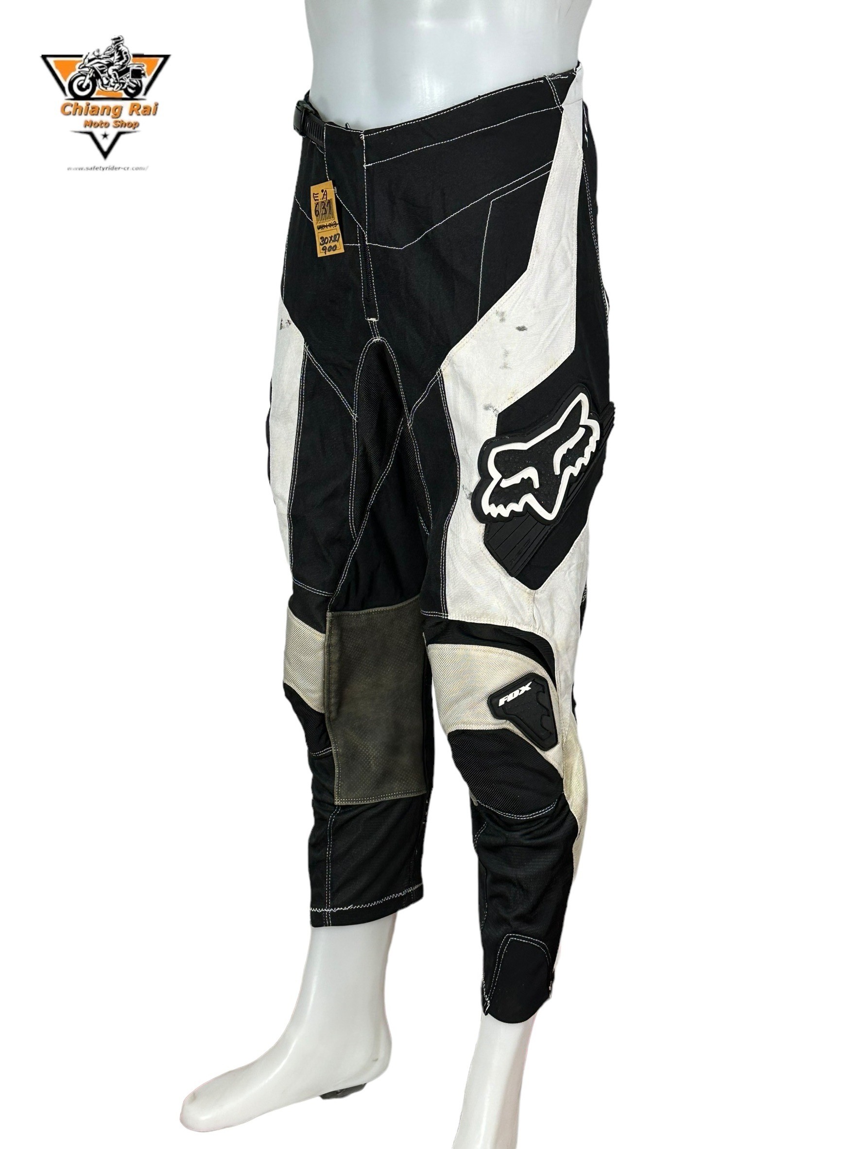 กางเกงขี่มอเตอร์ไซด์ ( มือสอง ) E&A 631: เอว 30" ยาว 27" **FOX**