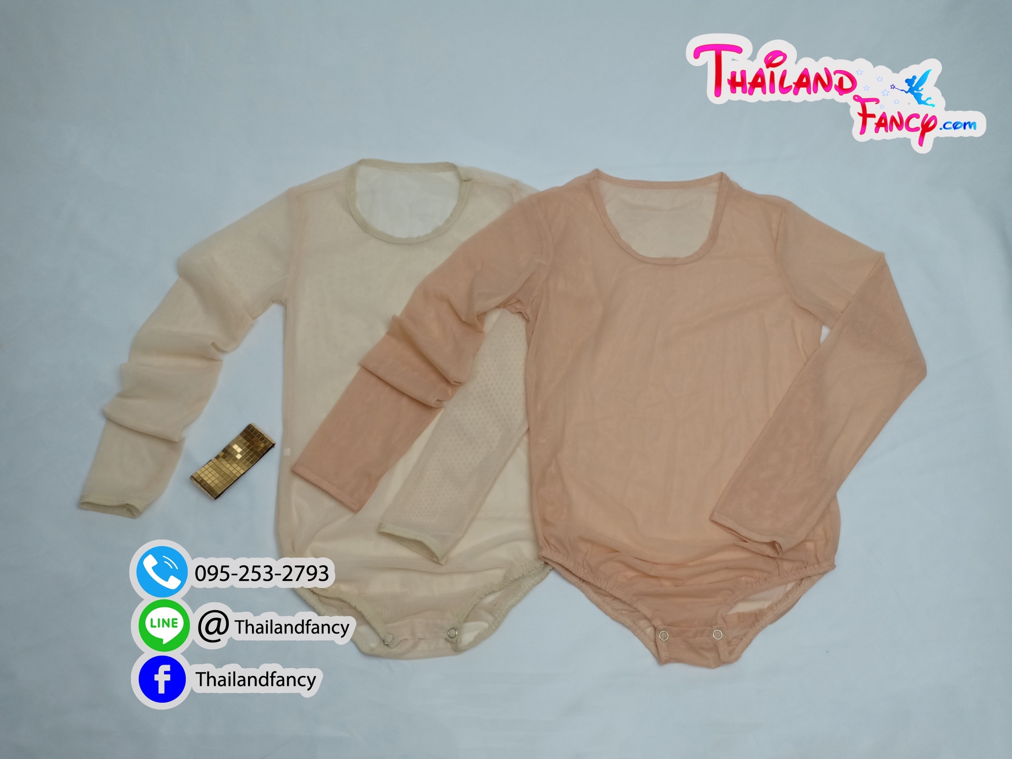 ชุดแฟนซี ชุดคอสเพลย์ ชุดบอดี้สูทซีทรู Body Suit Stocking ชุดกันโป๊ ชุดเสื้อซับใน ชุดบอดี้สูทเนื้อตาข่ายจิ๋วยืด4ด้าน สีเนื้อ