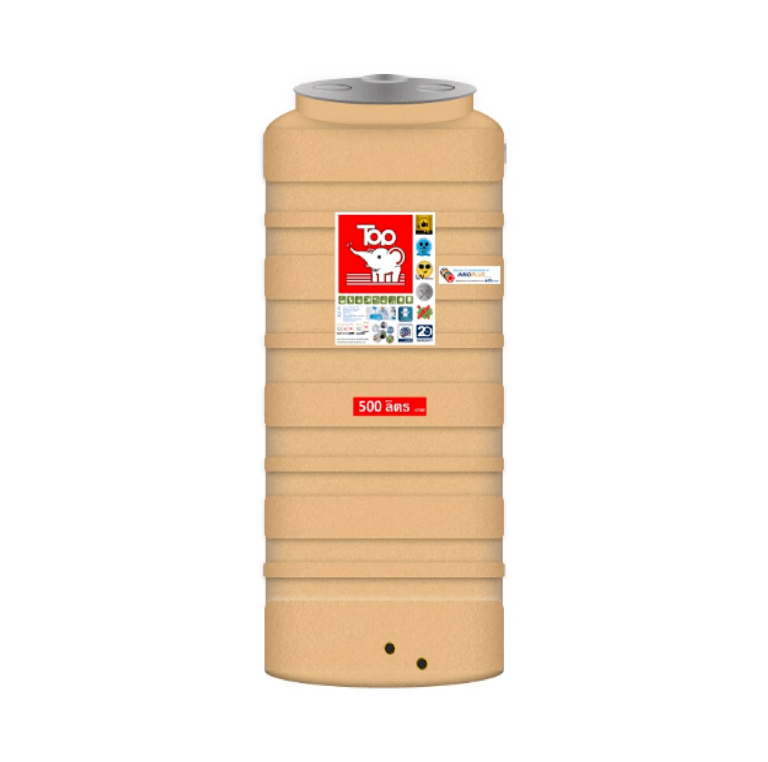 TOP ถังเก็บน้ำบนดิน รุ่น TNT-500L แกรนิต