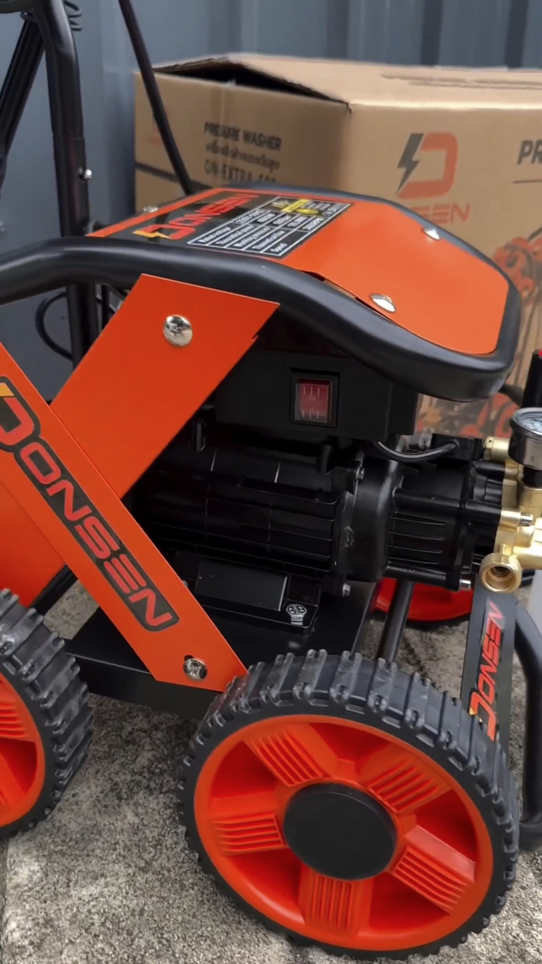 เครื่องฉีดน้ำแรงดันสูงล้อลาก ยี่ห้อ ONSEN รุ่น ON-EXTRA-500