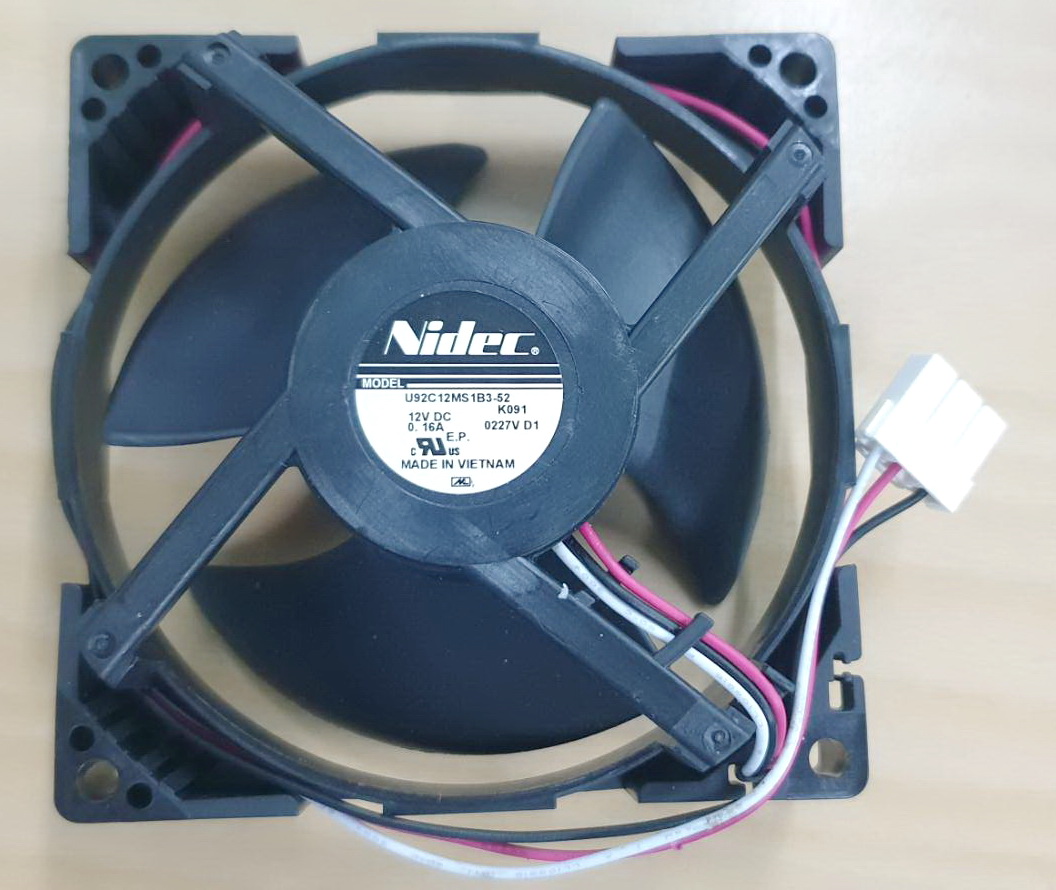 U92C12MS1B3-52 K091 พัดลมตู้เย็น SAMSUNG 12VDC (ไม่มีโฟมด้านข้าง)