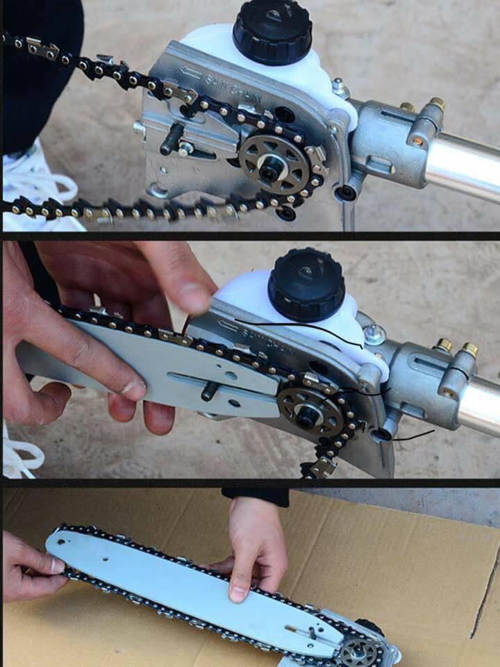 หัวบาร์โซ่ ต่อกับเครื่องตัดหญ้า kanto