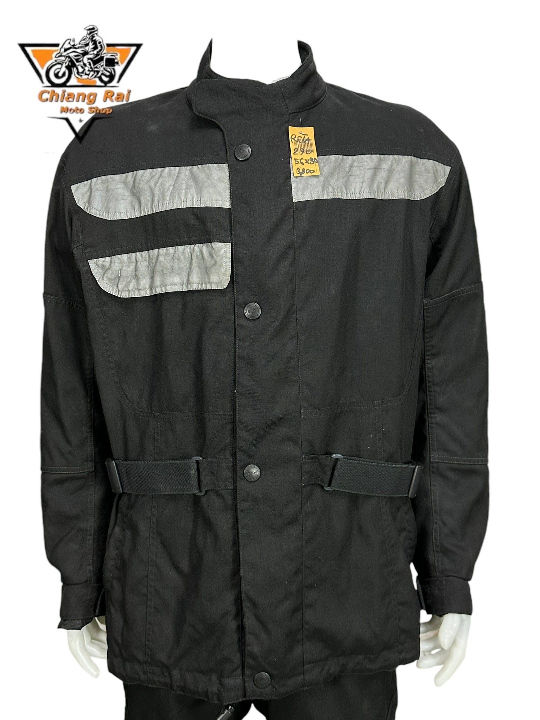 ชุดสำหรับขี่มอเตอร์ไซด์ ( มือสอง ) SET 012 ชุดทัวริ่ง เสื้อการ์ด + กางเกง ยี่ห้อ* ** BMW***