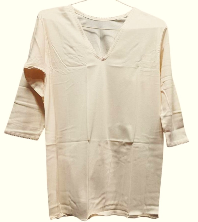 Gunze underwear อก 79-87 Size : M เสื้อแขนยาว ผ้าดีมากไม่หนา ไม่ร้อน Cotton 100 % MADE IN JAPAN ใส่สบาย