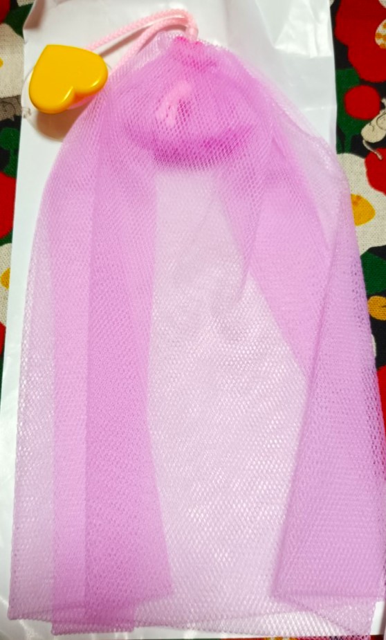 ตาข่ายตีฟอง สำหรับอาบน้ำล้างหน้า / อาบน้ำ / ล้างมือ จากญี่ปุ่น MADE IN JAPAN For bath & Sanitary Size : 19 cm