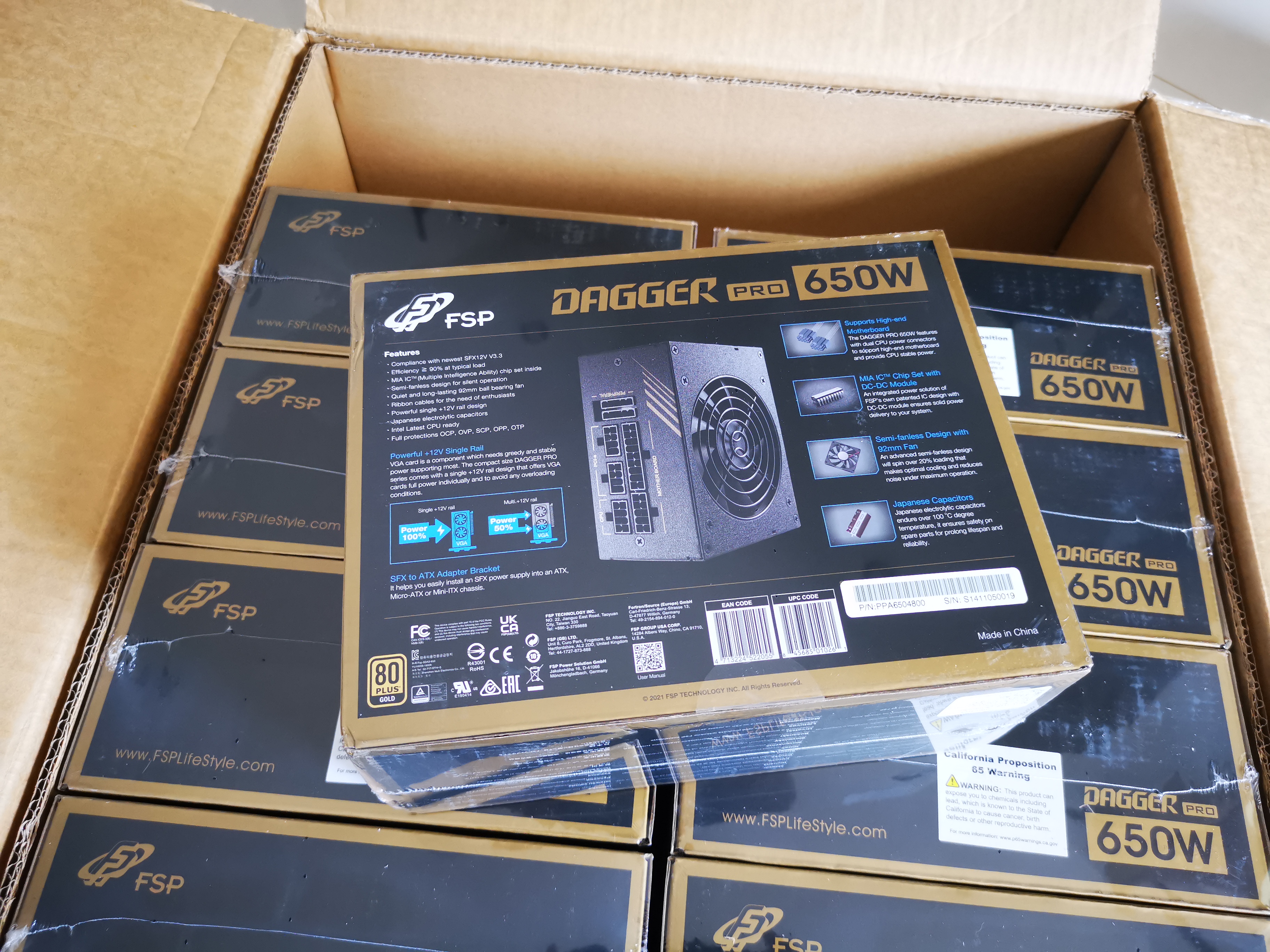 FSP DAGGER PRO 650W SFX mini (80+ GOLD)