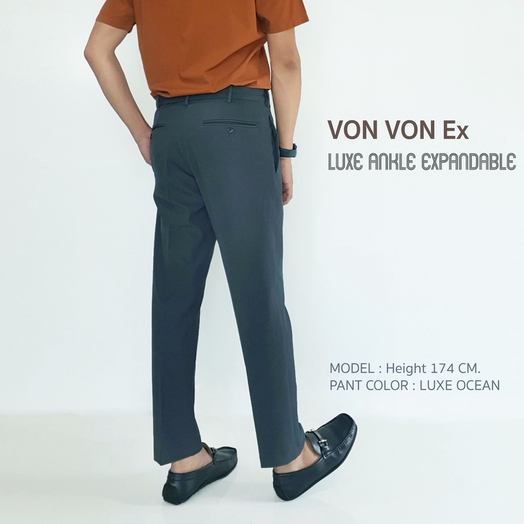 [VON VON] Luxe Ankle Expandable สแล็ค 9 ส่วน เอวขยาย