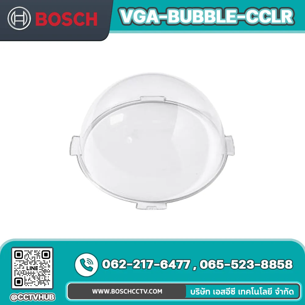 Accessories BOSCH รุ่น VGA-BUBBLE-CCLR Bubble, in-ceiling, clear, rugged