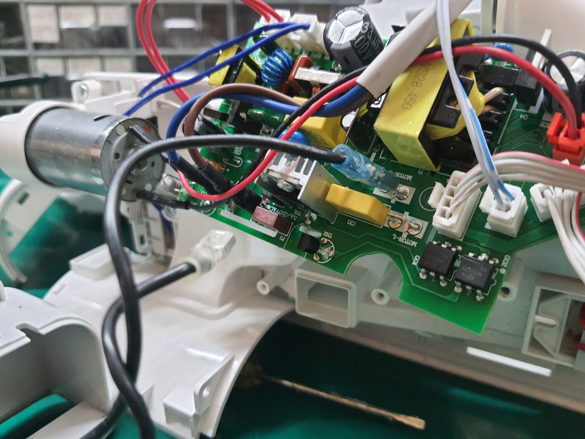 ซ่อมเครื่องดูดไรฝุ่น ยี่ห้อ Xiaomi รุ่น MJCMY01DY อาการเครื่องเปิดไม่ติด