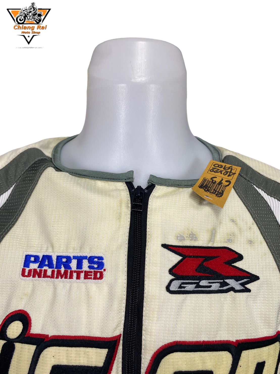 เสื้อขี่มอเตอร์ไซด์( มือสอง) RCSA 613: อก 42" ยาว 22" (M) **ICON**