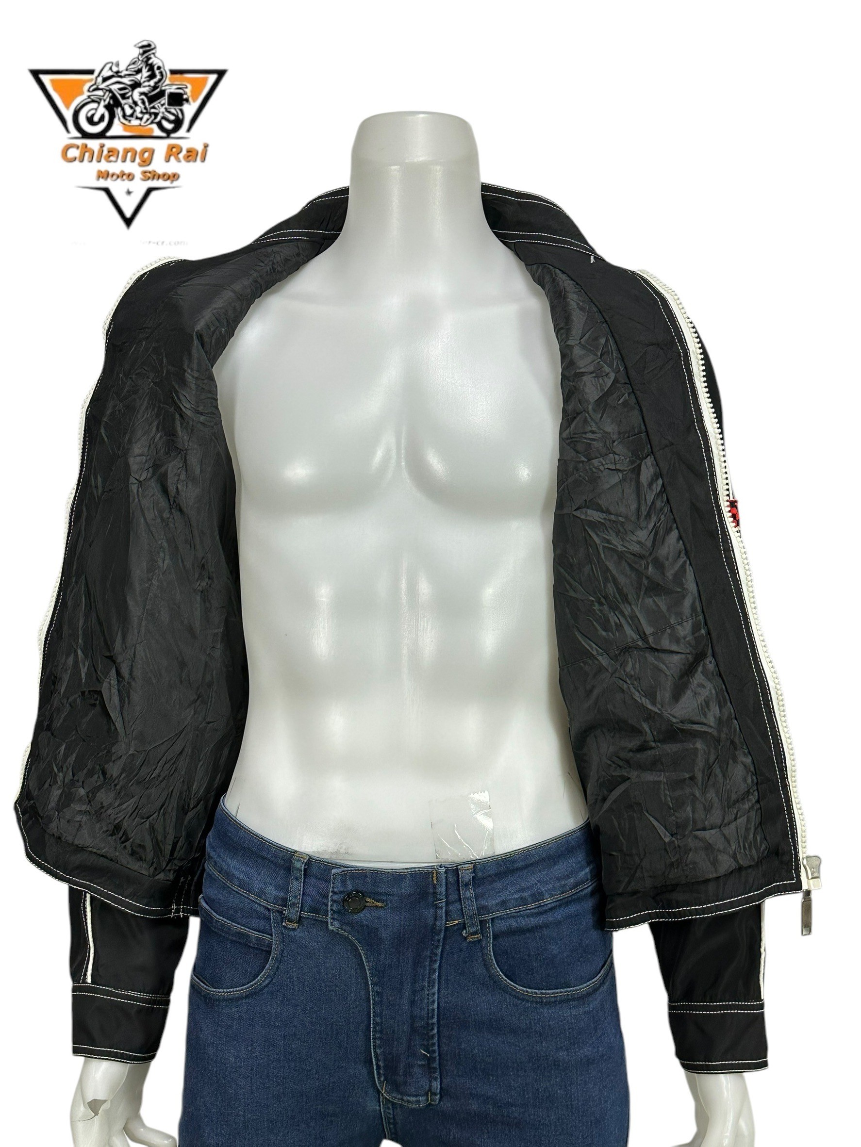 เสื้อขี่มอเตอร์ไซด์( มือสอง) RCSA 928 : อก 46" ยาว 24" (L) **ENOS**