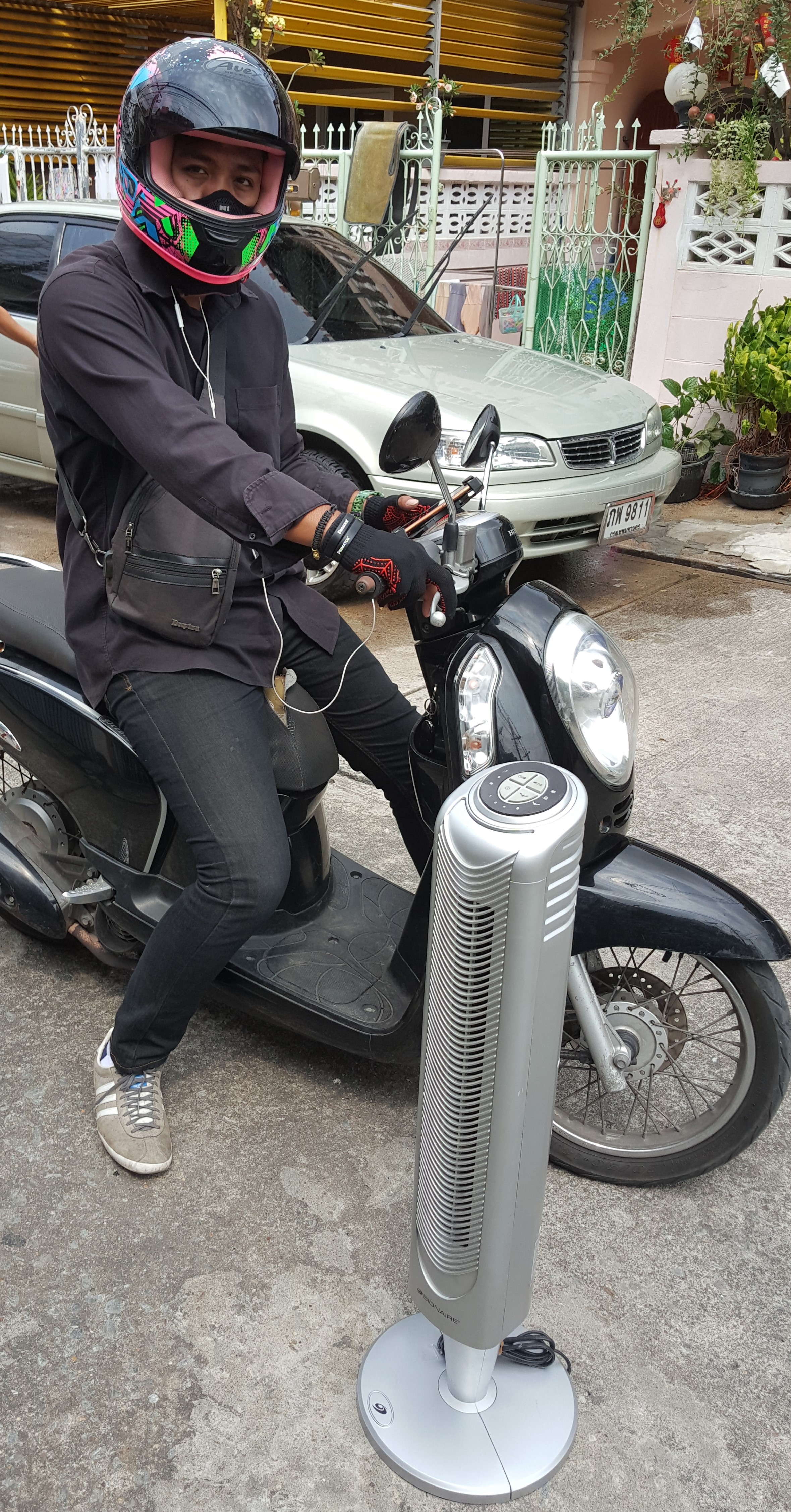 ซ่อมพัดลม ยี่ห้อ BIONAIRE รุ่น BT16 อาการเปิดเครื่องไม่ติด