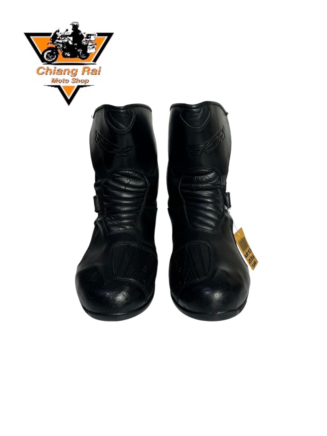 รองเท้าขี่มอเตอร์ไซด์( มือสอง) RCBT-123 Size ขนาดจากป้าย 45:EUR / 10.5:UK / 28.5:Cm.(TCX)