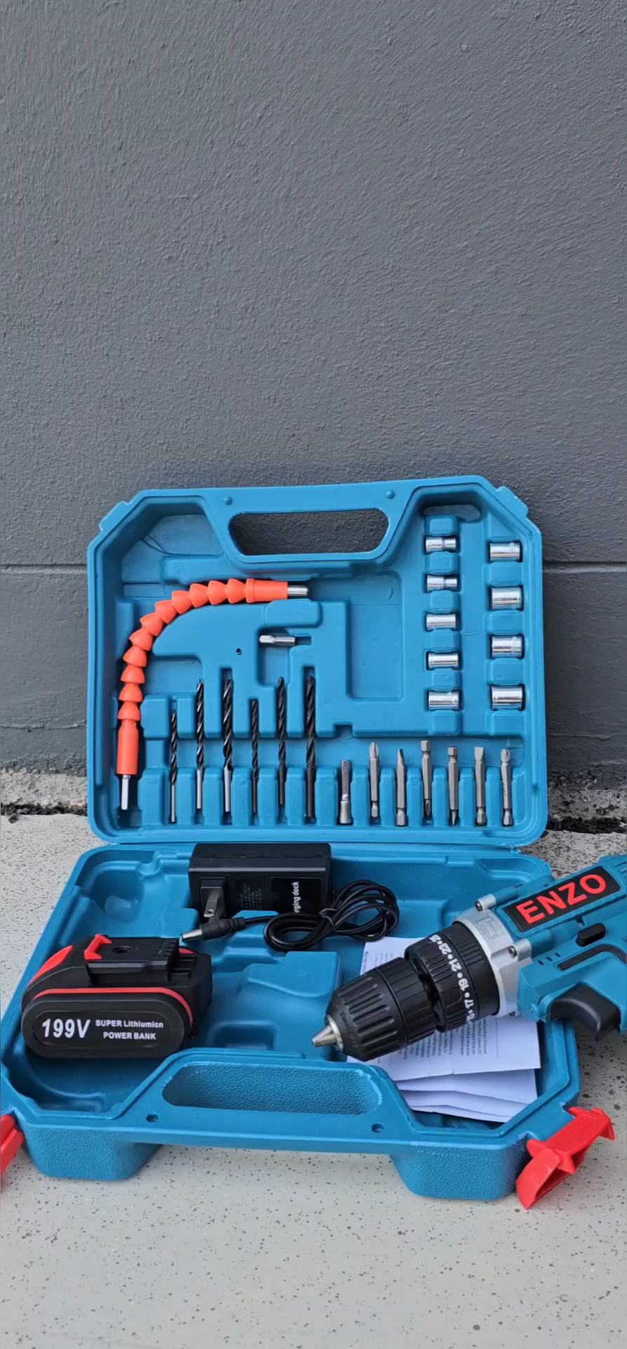 สว่านแบตกระแทก ยี่ห้อ ENZO 199V