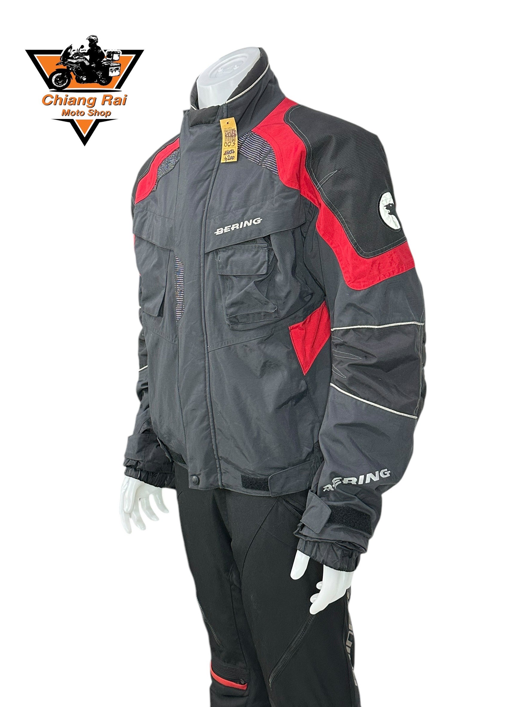 เสื้อขี่มอเตอร์ไซด์( มือสอง) CRSB 003 : อก 46" ยาว 26" (L) **BERING**