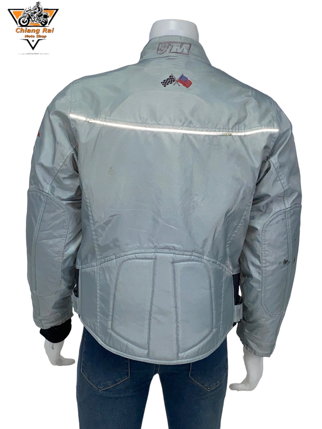 เสื้อขี่มอเตอร์ไซด์( มือสอง) RCSA 512: อก 44" ยาว 24" (M) **UM**