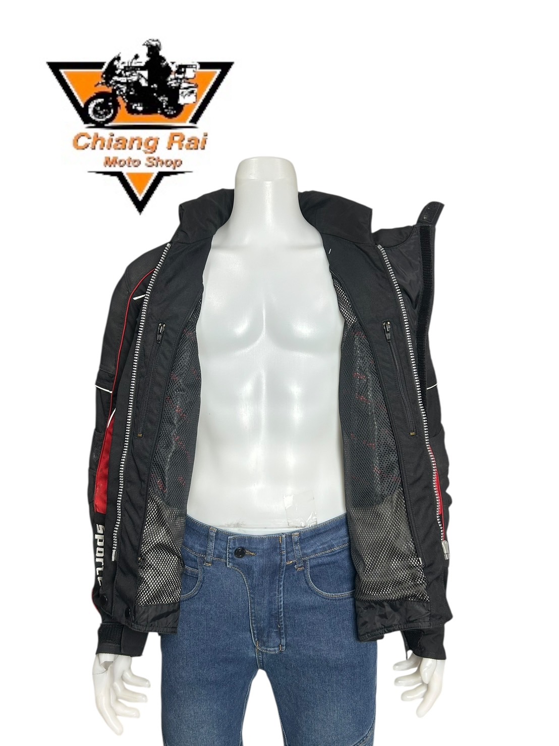 เสื้อขี่มอเตอร์ไซด์( มือสอง) CRTA 753 อก 48" ยาว 28 (L) **MP-ASU**