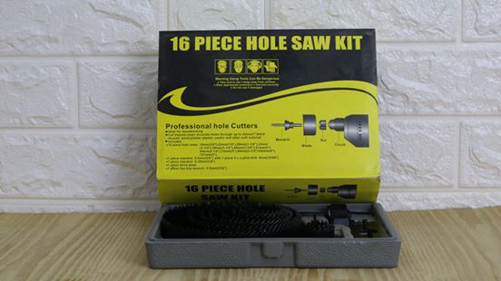HOLESAW ชุดดอกสว่านโฮล์ซอ 16ชิ้น