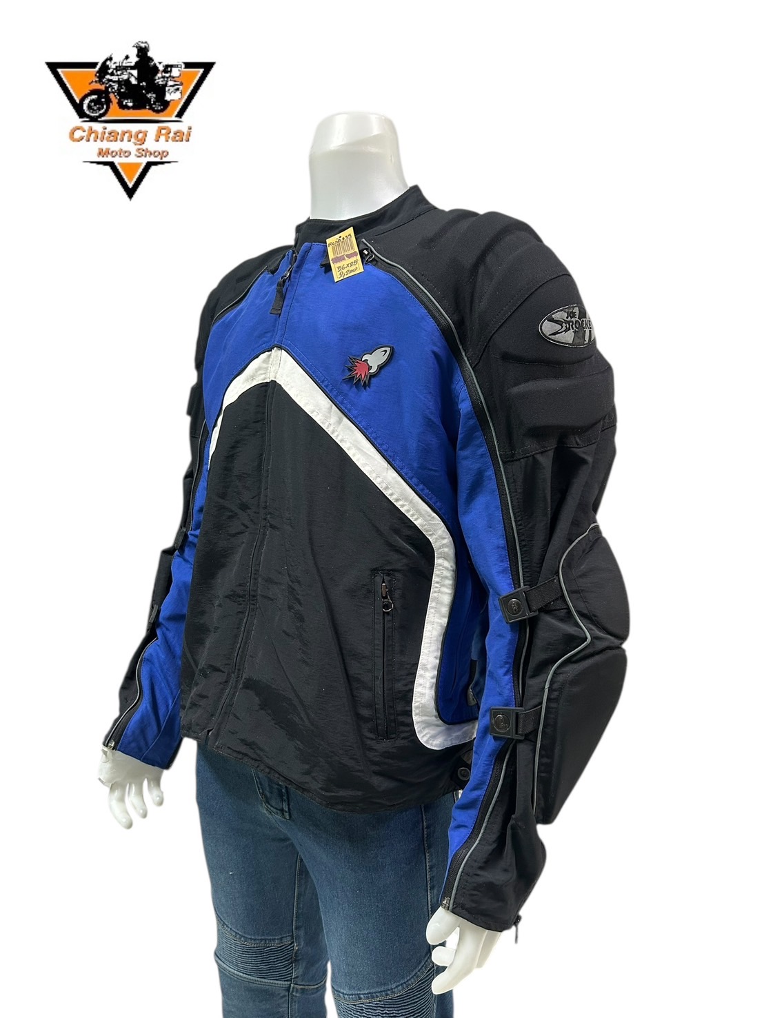เสื้อขี่มอเตอร์ไซด์( มือสอง) CRSB 039 : อก 56" ยาว 25" (2XL) **Joe Rocket**