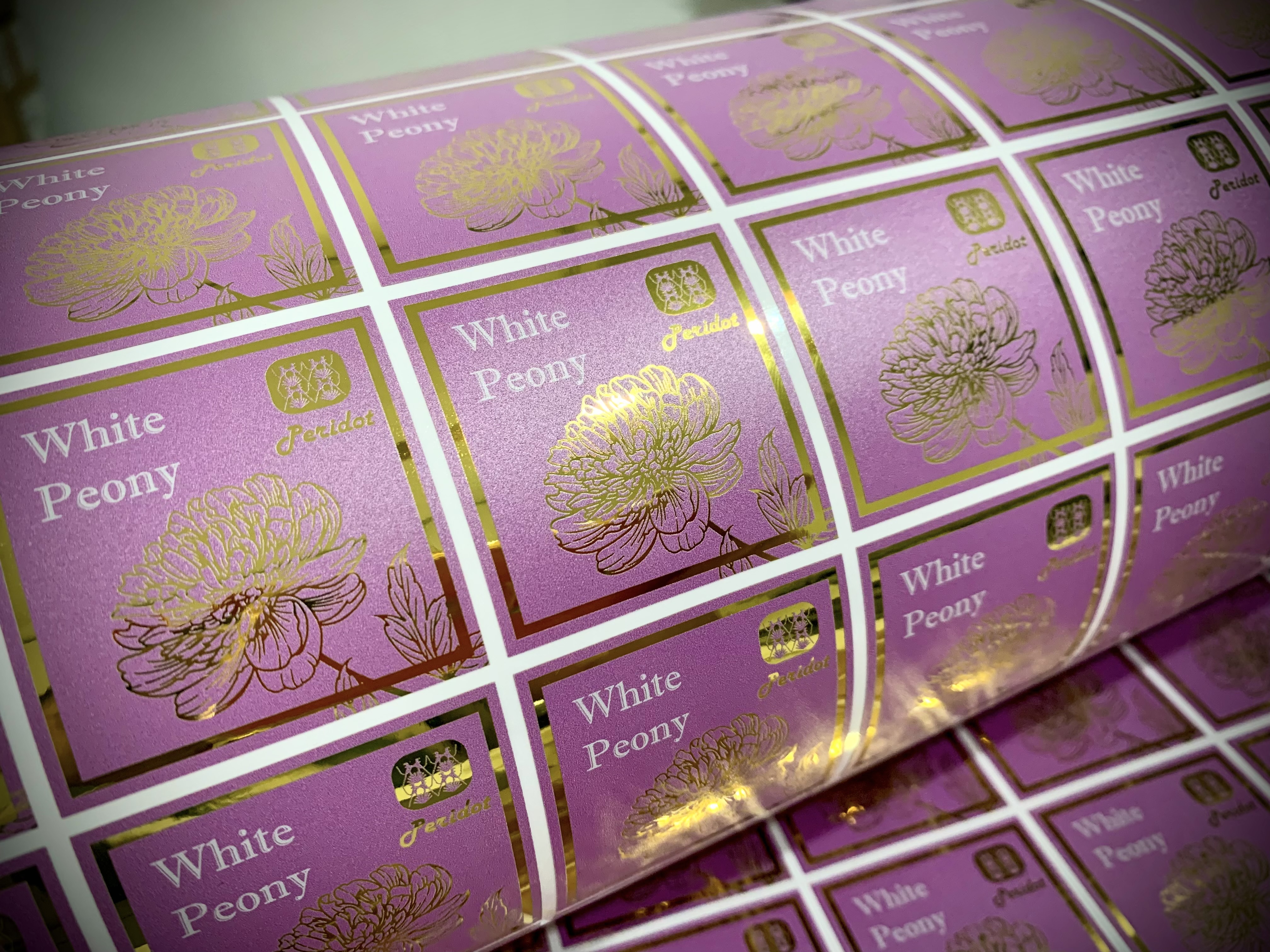 สติ๊กเกอร์ฉลากสินค้าฟรอยทอง ฟอยล์