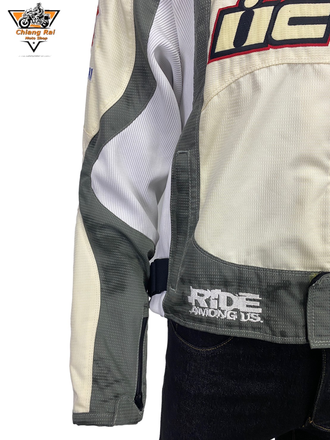 เสื้อขี่มอเตอร์ไซด์( มือสอง) RCSA 613: อก 42" ยาว 22" (M) **ICON**