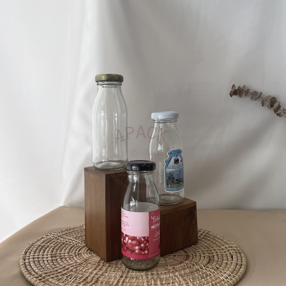 (กล่องละ88ใบ)ขวดแก้ว180ml+ฝาเกลียวล็อค38mm ราคาใบละ6.30บ.