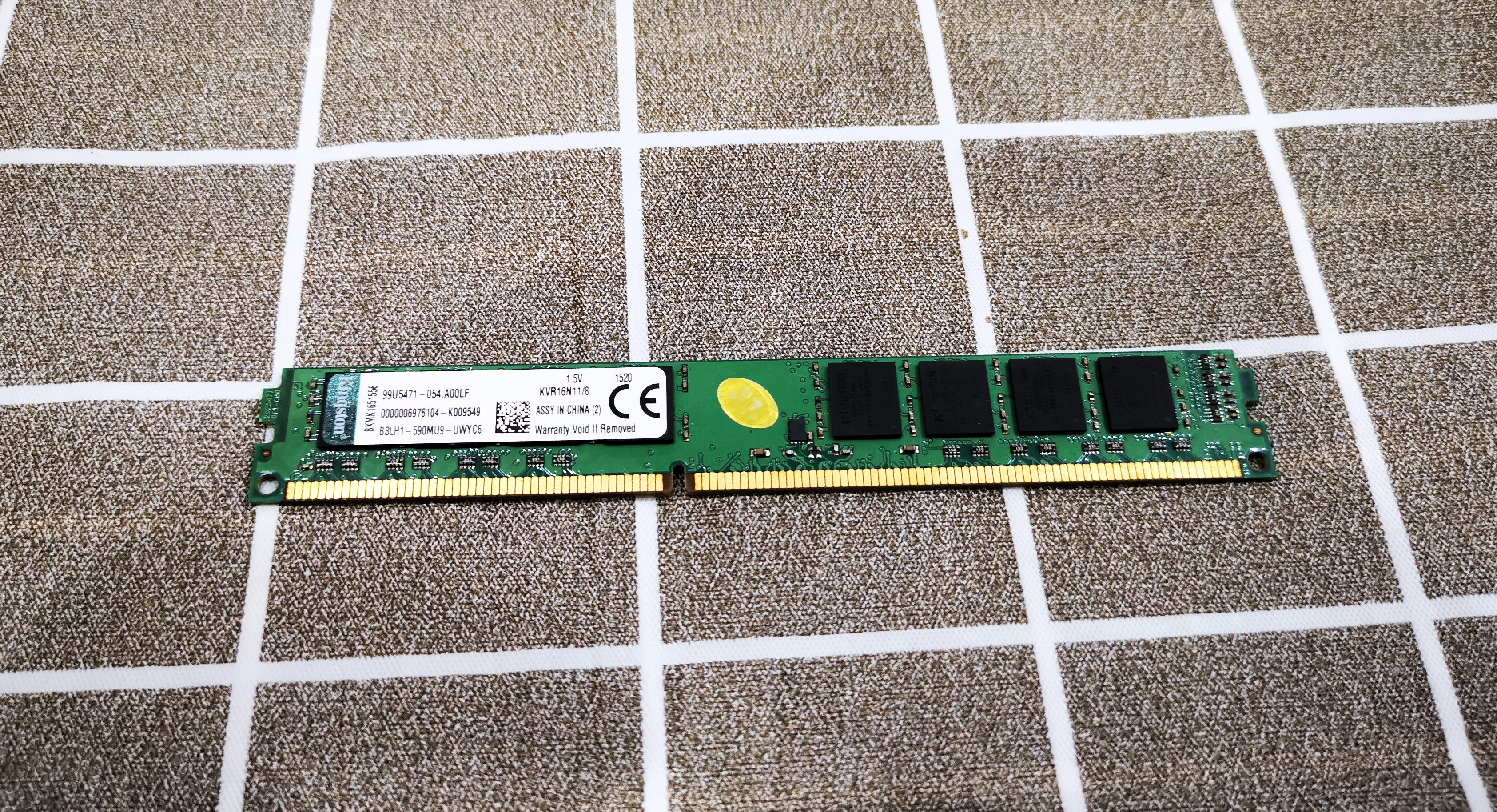 Ram Kingston DDR3 8GB/1600