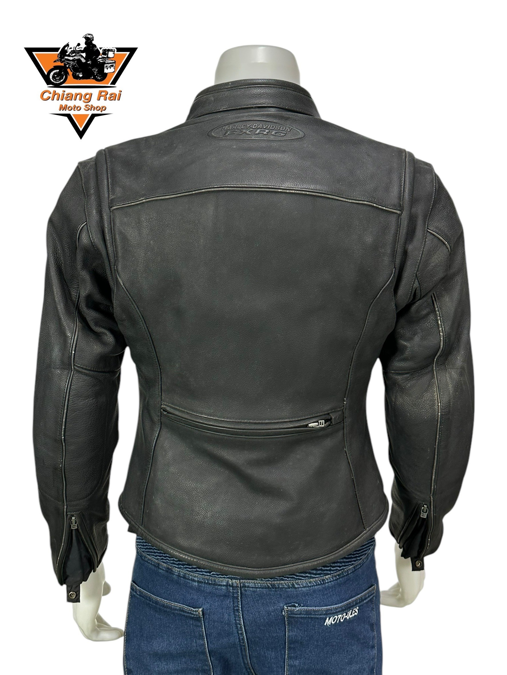 เสื้อขี่มอเตอร์ไซด์( มือสอง) RCSA 969 : อก 36-38" ยาว 21" (S) **Harley Davidson**