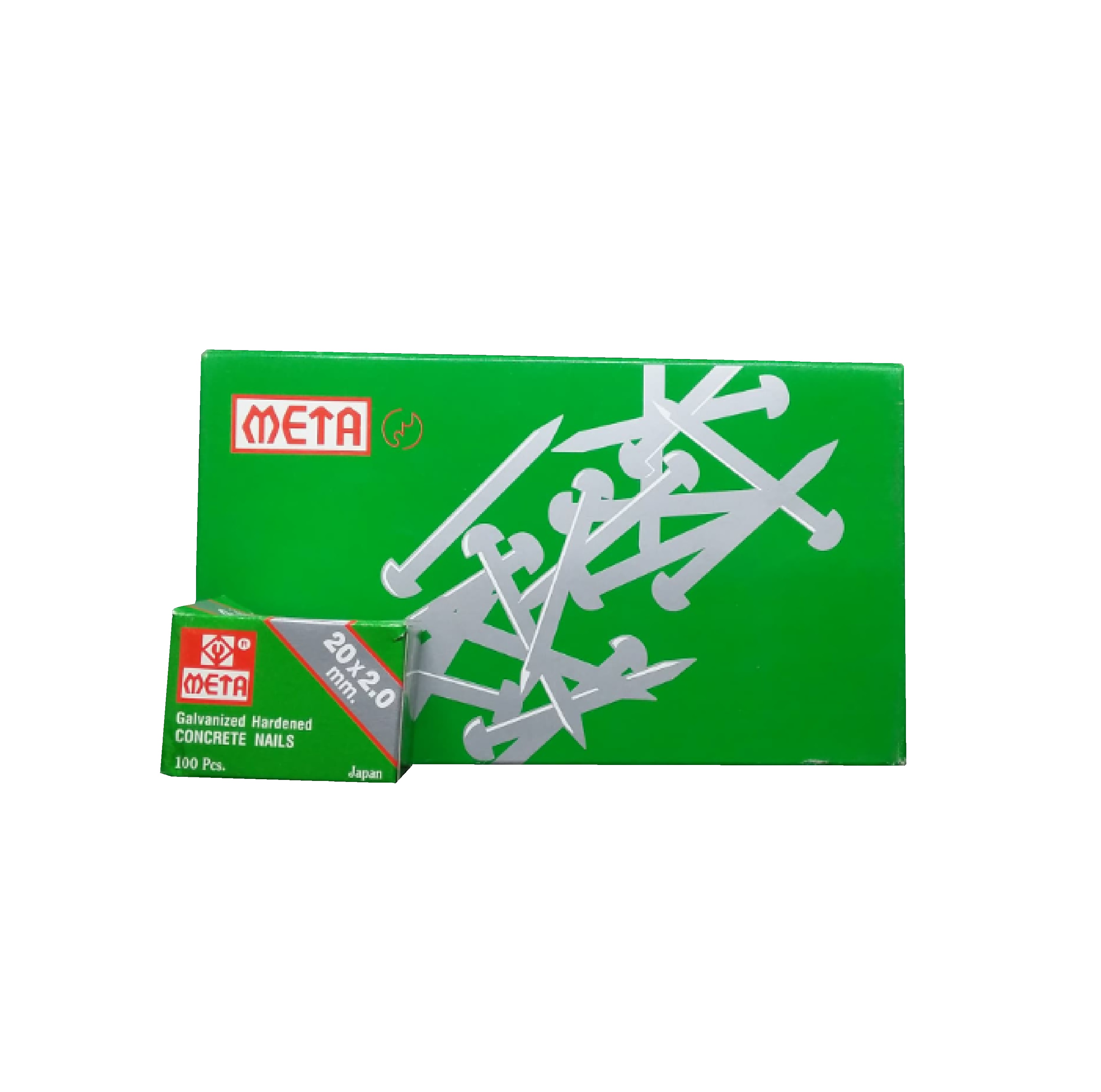 ตะปูคอนกรีตขาว 20 X 2 MM. META