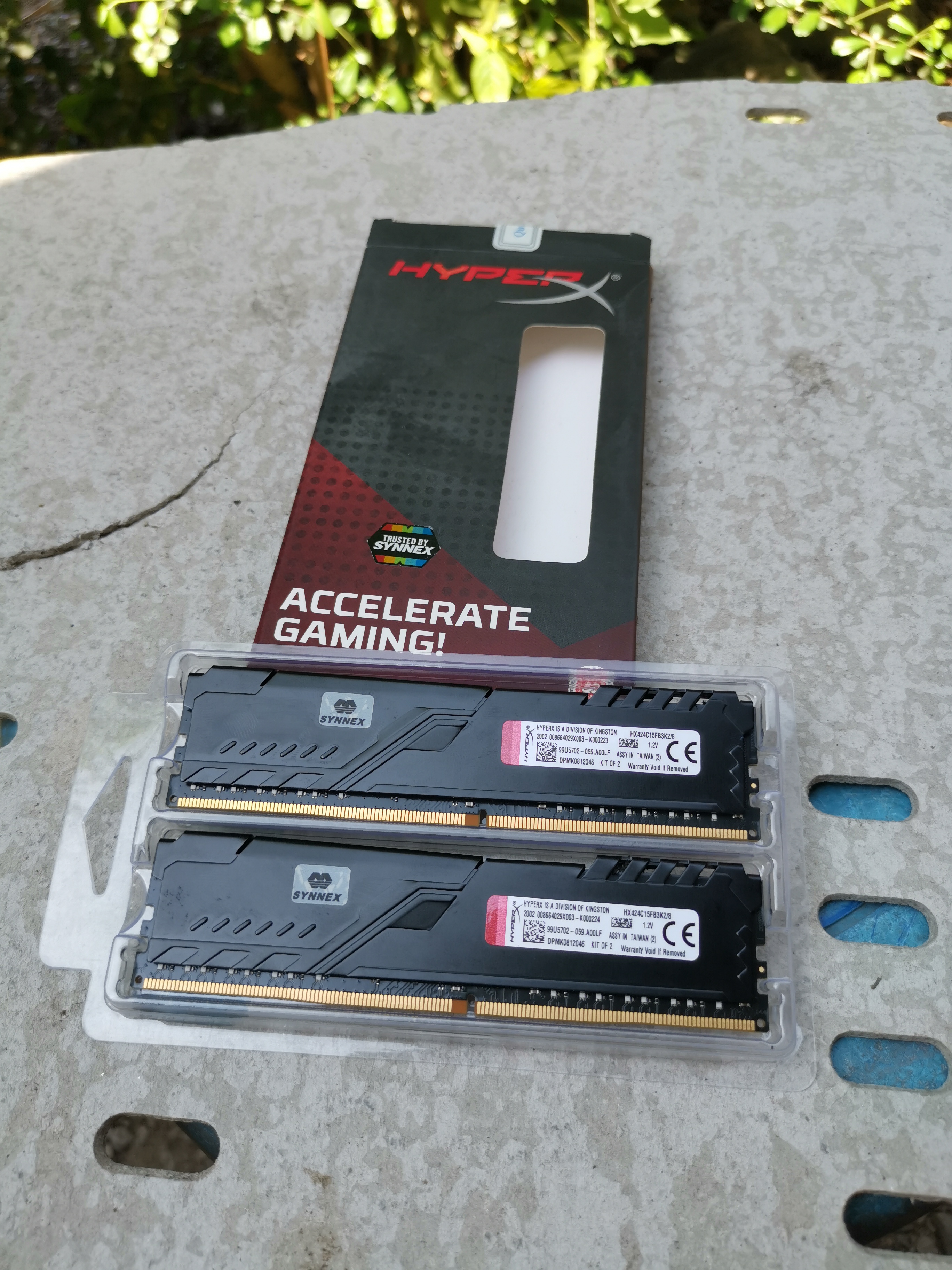 Ram Kingston Hyper X Fury DDR4 8GB(4GBx2)/2400