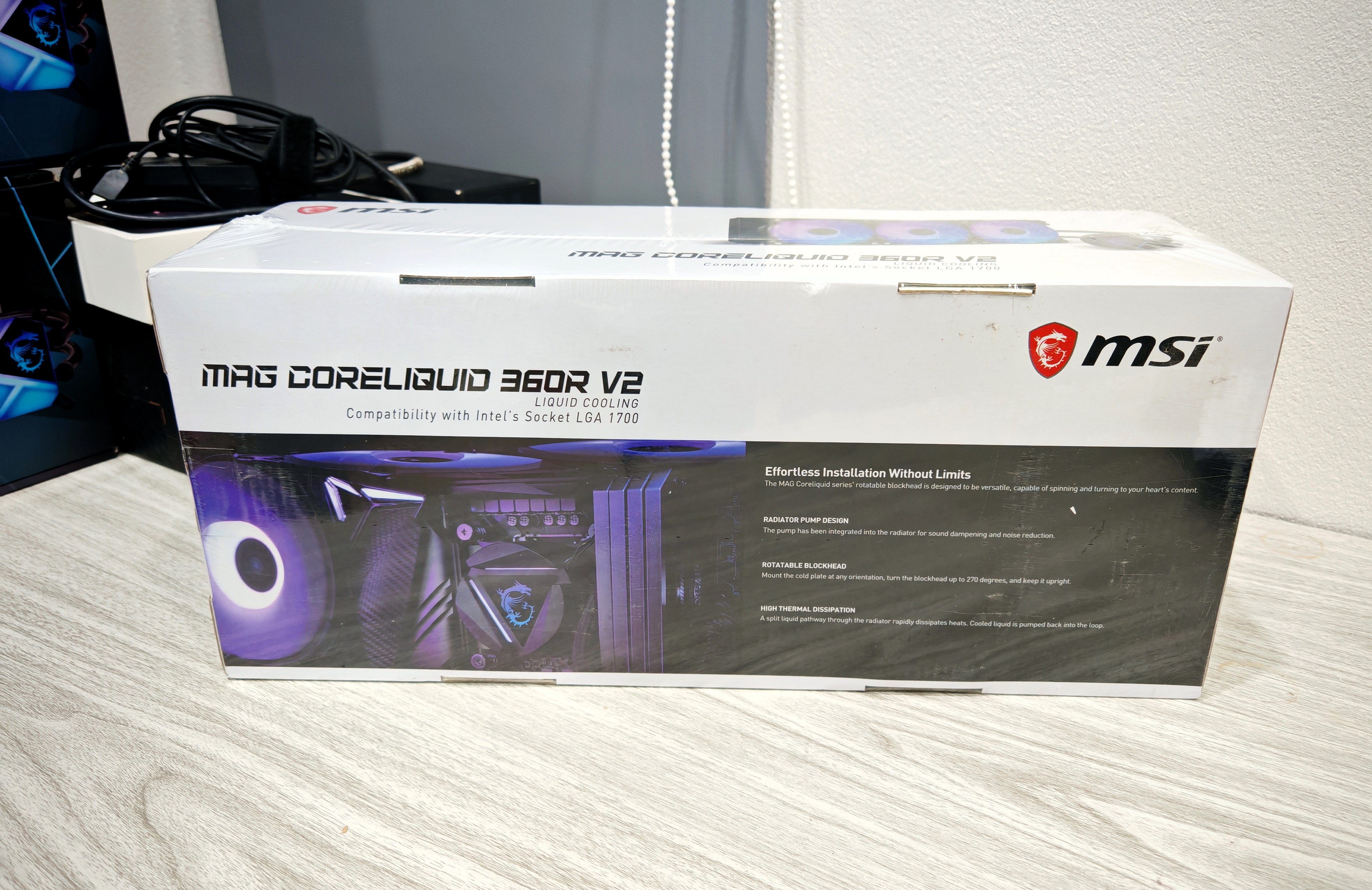 CPU Liquid Cooling MSI MAG CORELIQUID 360R V2