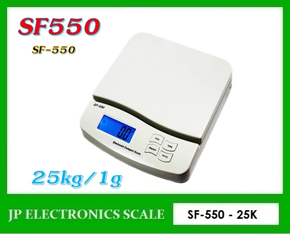 เครื่องชั่งดิจิตอล 25kg ตาชั่งดิจิตอล25kg เครื่องชั่งน้ำหนักดิจิตอล 25กิโลกรัม เครื่องชั่งดิจิตอล25กิโล ตาชั่ง25กิโล ความละเอียด 1g เครื่องชั่ง25kg*1g ยี่ห้อ SF-550 รุ่น SF-550