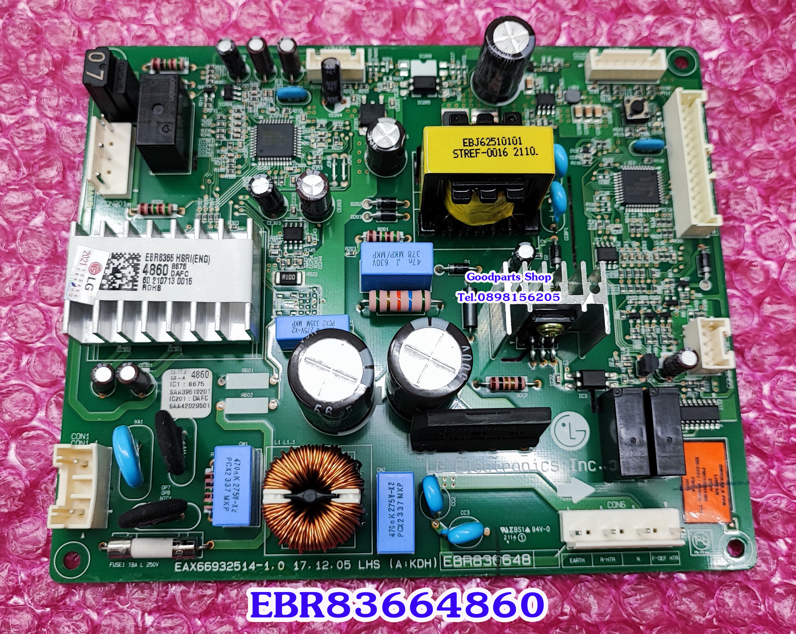 EBR83664860 : EBR83664820 เมนบอร์ดตู้เย็น LG