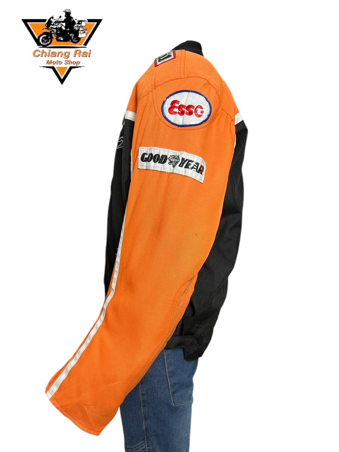 เสื้อขี่มอเตอร์ไซด์( มือสอง) CRSB 028 : อก 52" ยาว 28" (XL) **-**