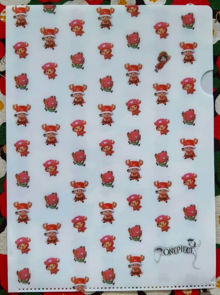 One piece แฟ้ม โทนี่ โทนี่ ช็อปเปอร์ วันพีซ วันพีช จากญี่ปุ่น Size : 22 x 16 cm