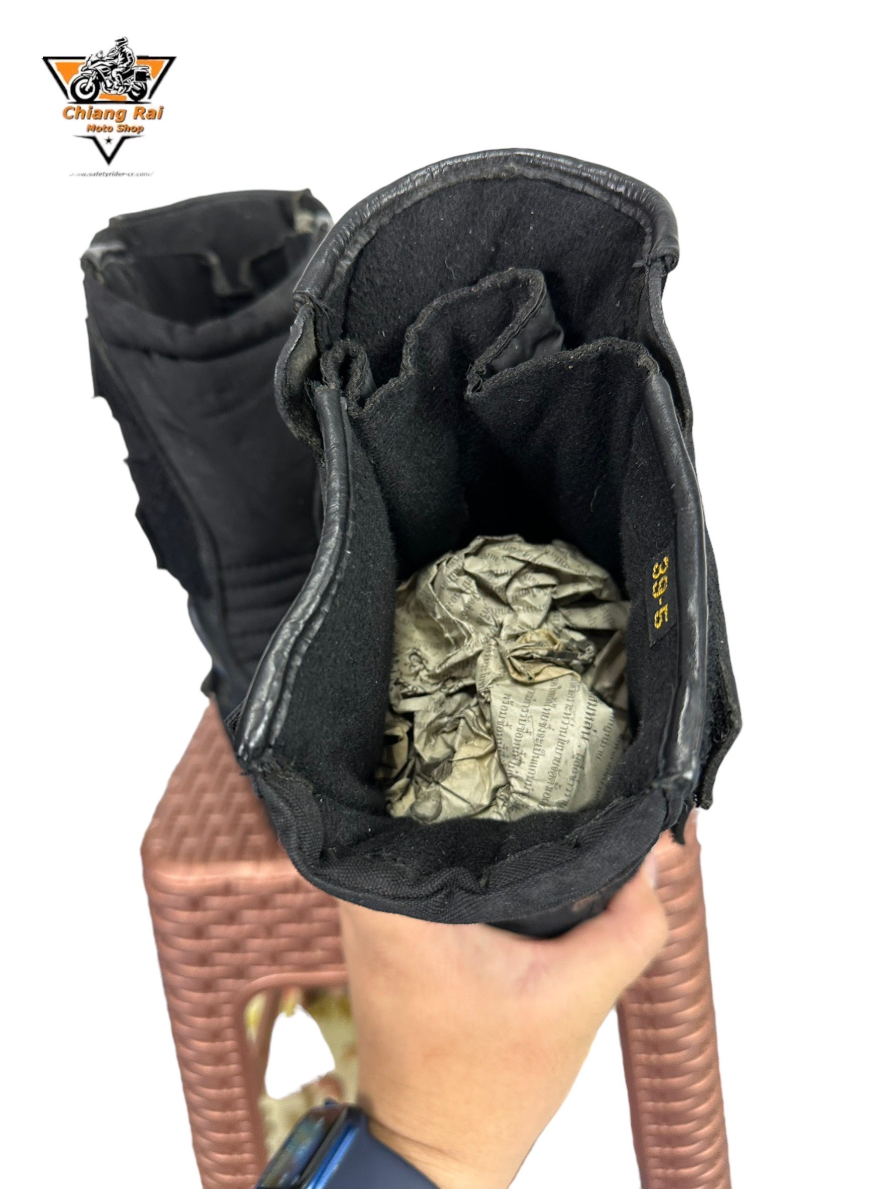 รองเท้าขี่มอเตอร์ไซด์( มือสอง) RCBS-329 Size ขนาดจากป้าย 39:EUR / 6:UK / 24.1:Cm.(JTS)