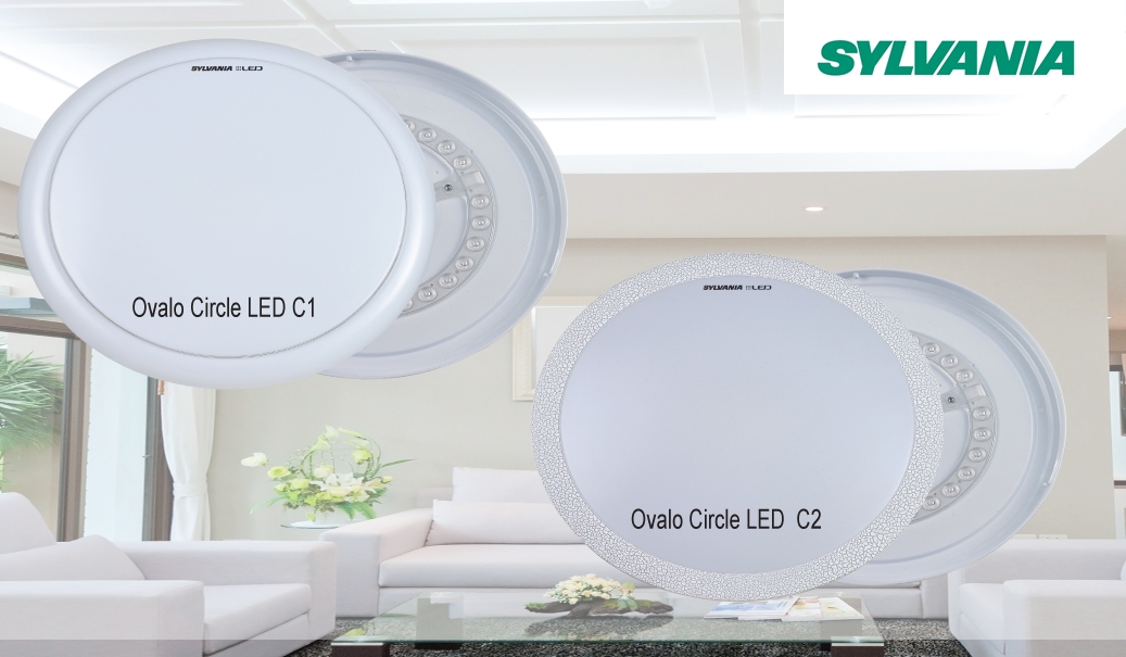 โคม OVALO CIRCLE LED 16w,24w 3000K/6500K SYLVANIA
