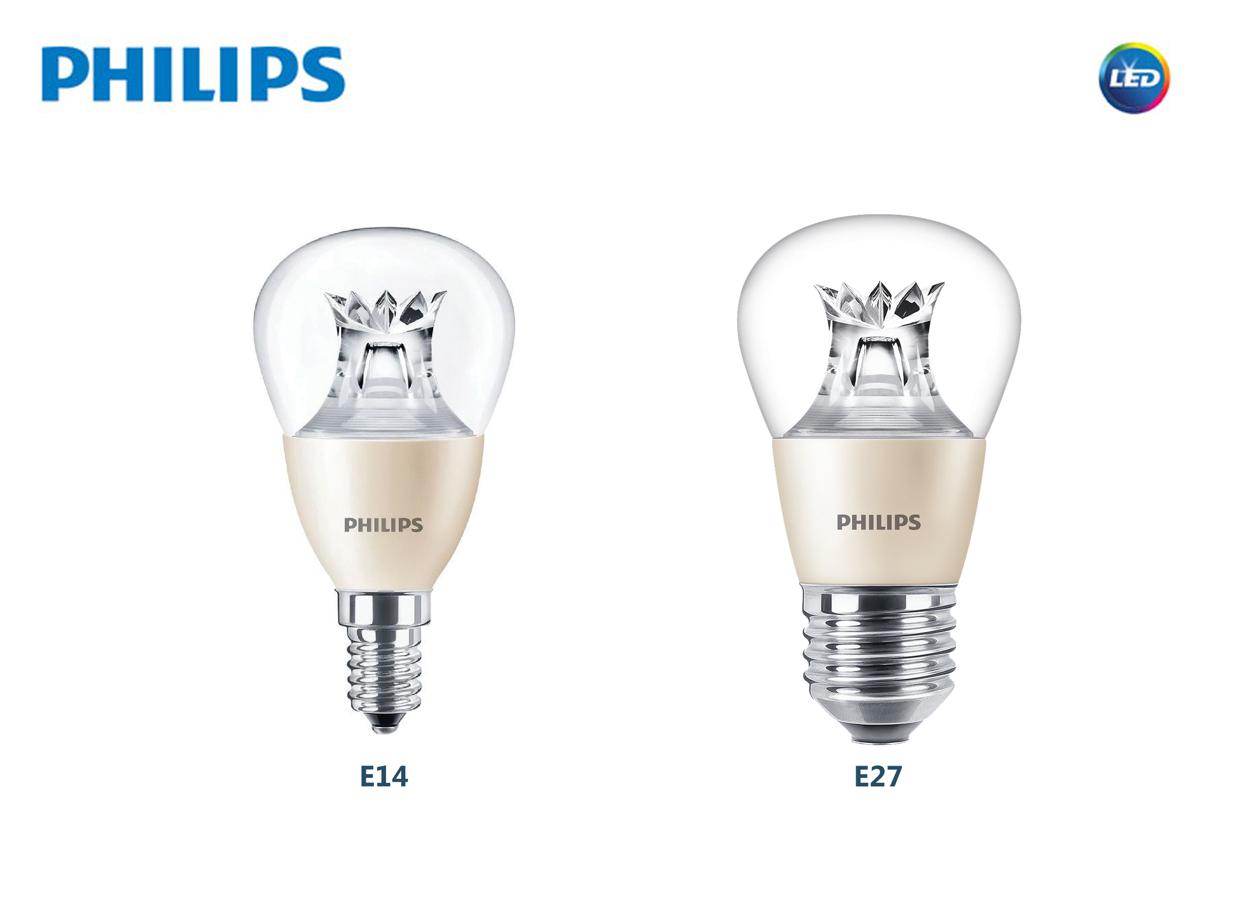 หลอด Master LEDLuster 4W E14,E27 / 6W E27 / 8W E14 Dimmable PHILIPS