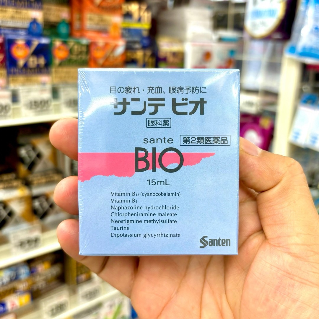 ⭐️Sante BIO น้ำตาเทียมสูตรอ่อนโยน บรรเทาอาการเมื่อยล้า ตาแดง ป้องกันโรคตาต่างๆ