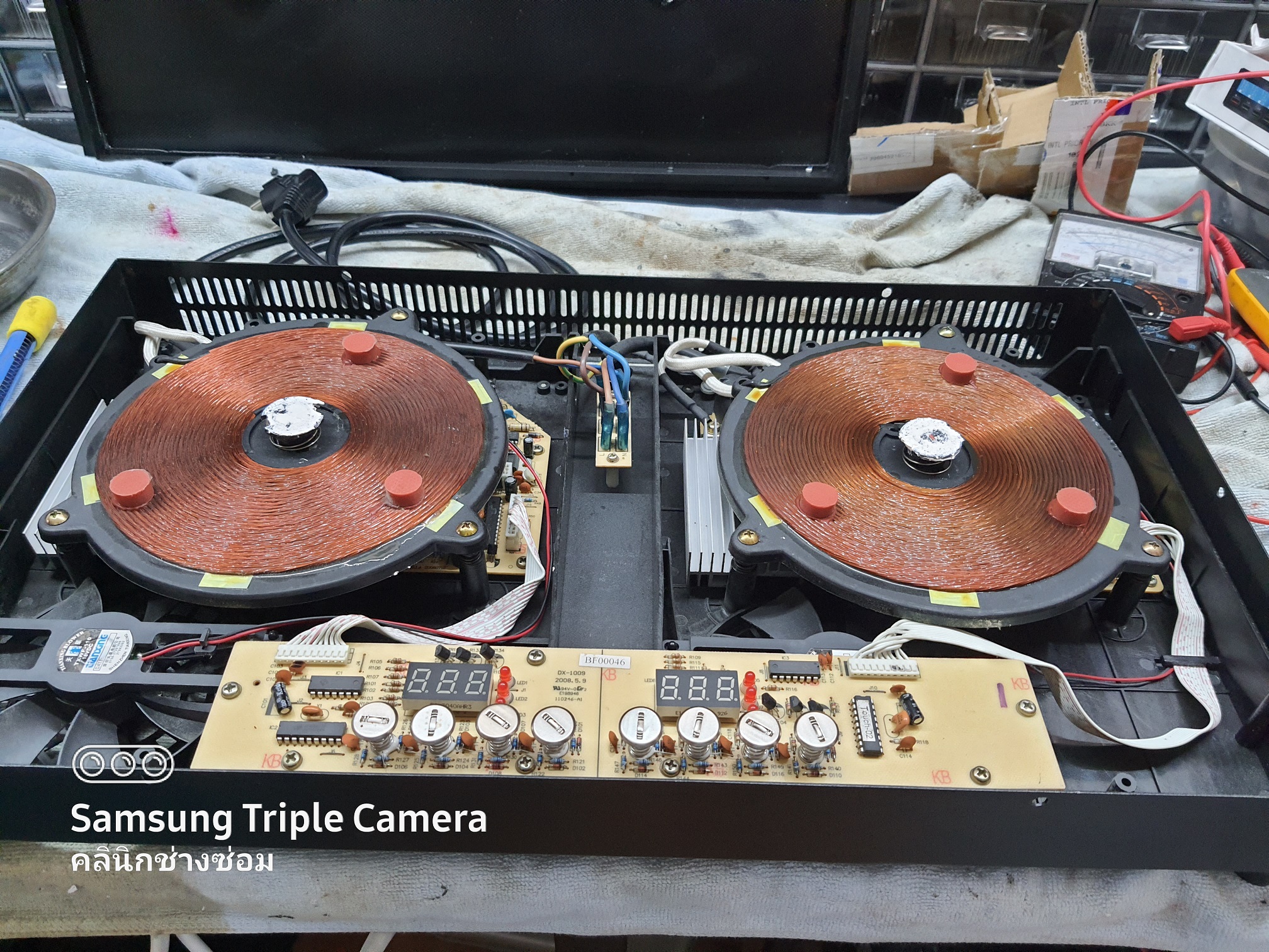 ซ่อมเตาแม่เหล็กไฟฟ้า ยี่ห้อ PerfectBrandz รุ่น PB-8888 อาการเครื่องซ๊อตเปิดไม่ติด